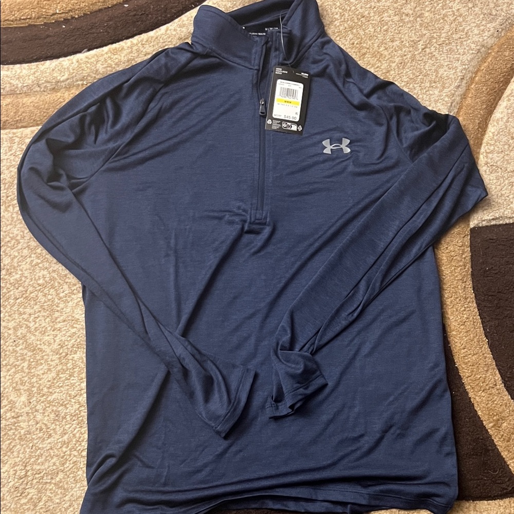 NWT Under Armour Dark Blue Performance Pullover
